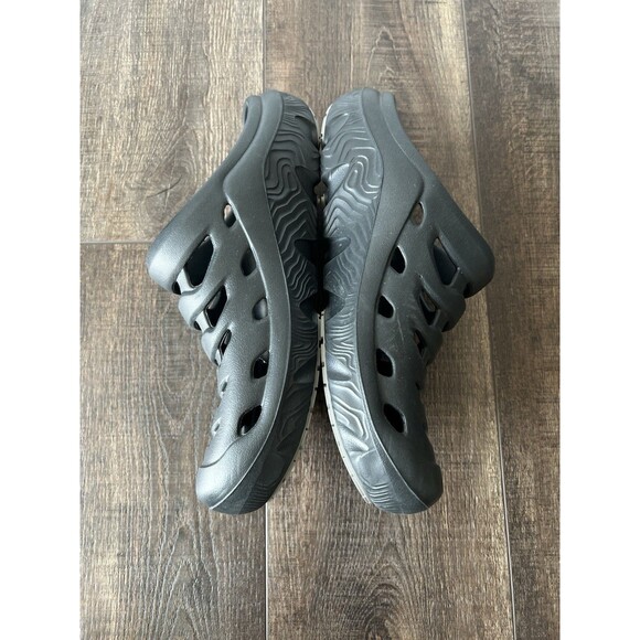 Oboz Whakata Coast Men's Black Rubber Slip On Comfort Clogs Sandals Size W11 M9 - Picture 3 of 7